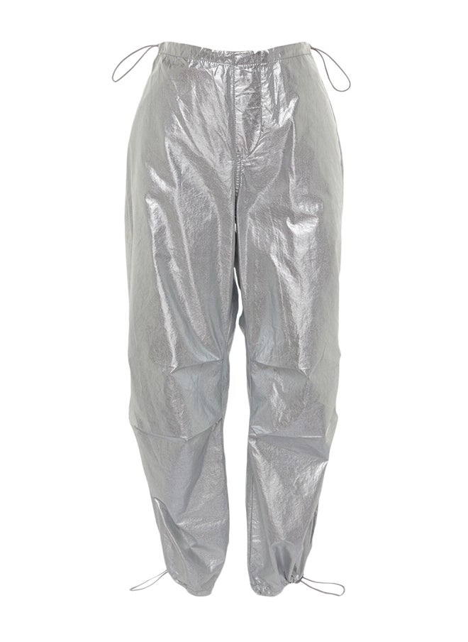 trendyol - Silver Low Waist Jeans TWOAW24JE00351 - Image 1