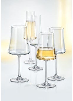 Crystalex Xtra Wine Glass 360 ml Set of 6  - Image 2