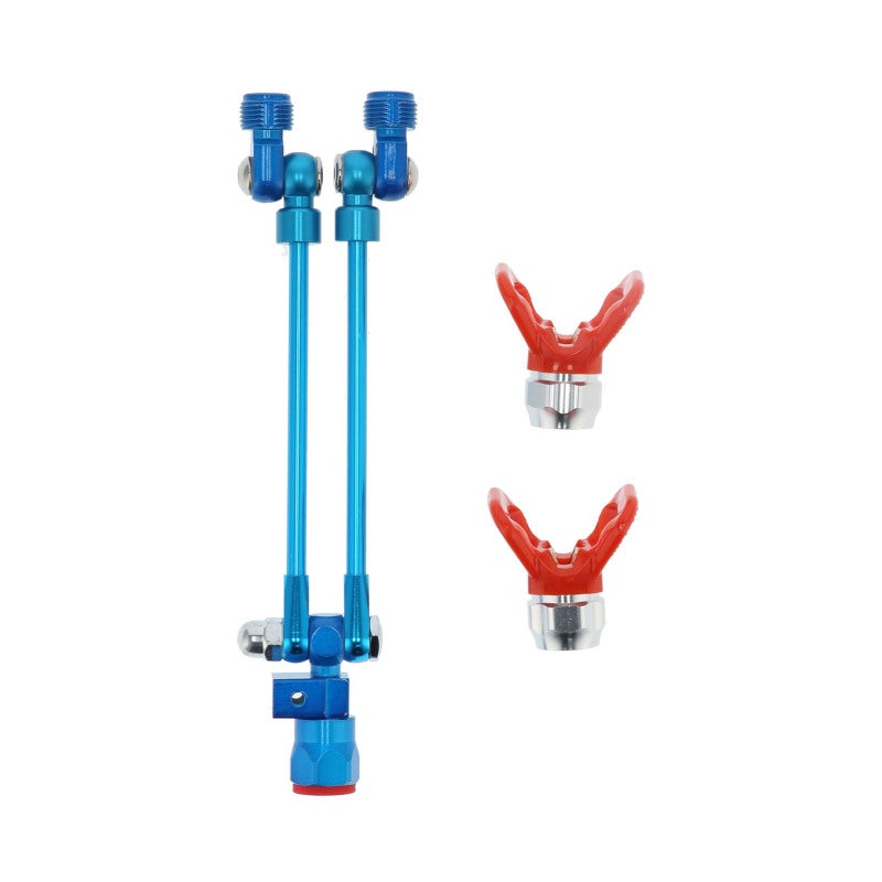 Double Nozzle Extension Pole Hard Alloy Airless Paint Spray Gun - Durable Lightweight Design for Titan Wagner Nozzle Holders - Image 1
