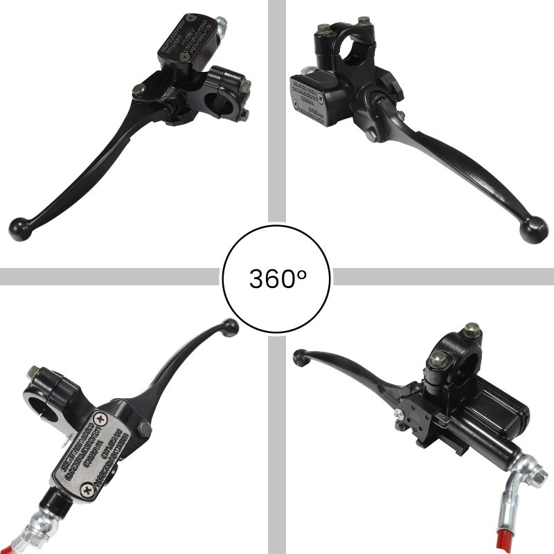 Relibupdater Hydraulic Brake System kit with 50 inch Hose Tube,Brake Pads,Brake Caliper Compatible with Baja Doodle Bug DB30R Mini Bike 212CC,SX500 Razor Electric dirt bike 79cc 97cc 100cc Go Karts - Image 2