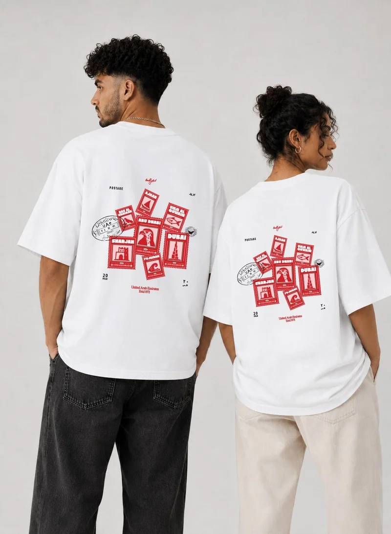 تيربلي ريل POSTAGE - The Emirates Edition | White T-Shirt