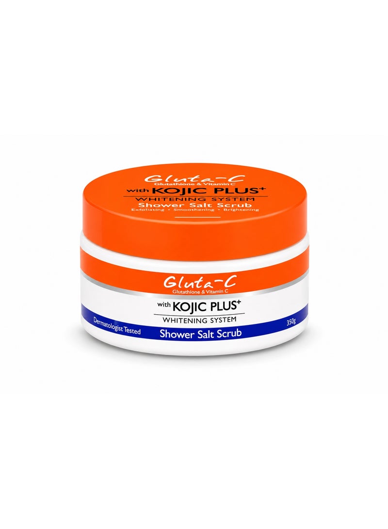 GLUTA C Kojic Plus+ Whitening Shower Salt Scrub, 350g - Image 1