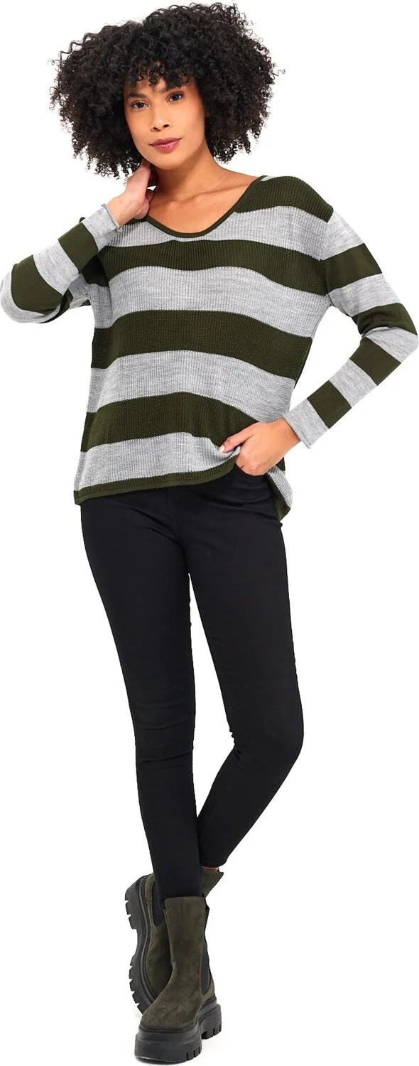 الكسندرجاردي Alexandergardı Striped Thessaloniki Sweater (B19-4001)
