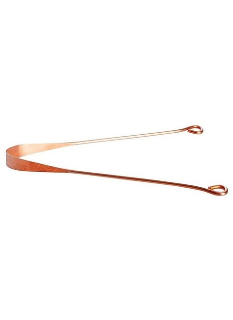 Pure Copper Tongue Scraper Cleaner | Perfect Surgical Tongue Scraper | Best Remedy for Bad Breath | Maintains Oral Hygiene| Flexible Handle and Comfortable Grip - Set of 4 Pieces