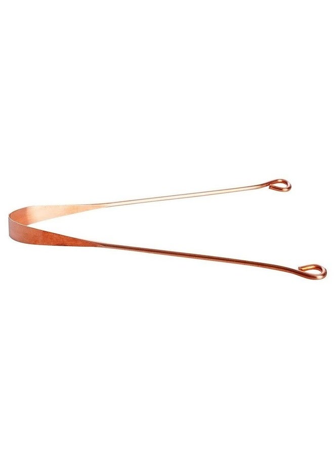 WHOLELIFEOBJECTS Pure Copper Tongue Scraper Cleaner | Perfect Surgical Tongue Scraper | Best Remedy for Bad Breath | Maintains Oral Hygiene| Flexible Handle and Comfortable Grip - Set of 4 Pieces  - Image 1