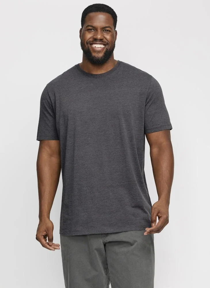 JACK & JONES Plus Size Regular Fit Crew Neck T-Shirt