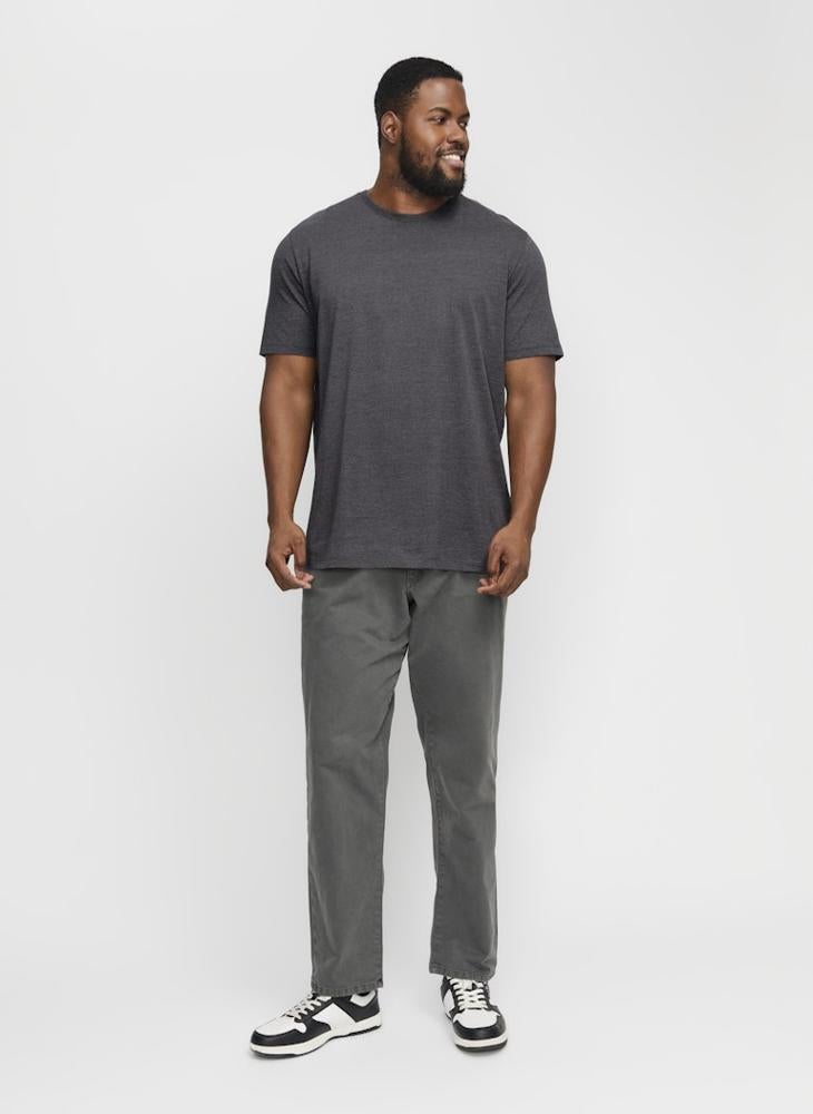 جاك اند جونز تيشيرت بياقة مستديرة بقصة عادية مقاس كبير - Image 4