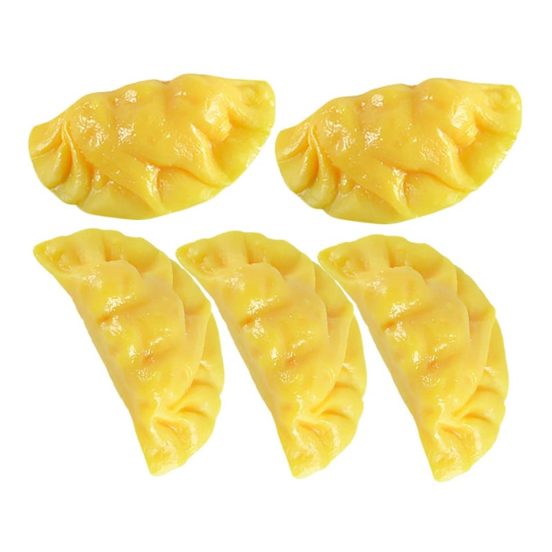 Realistic Egg Dumpling Model Set Of 5 High Detail Decorative Food Display - Image 2