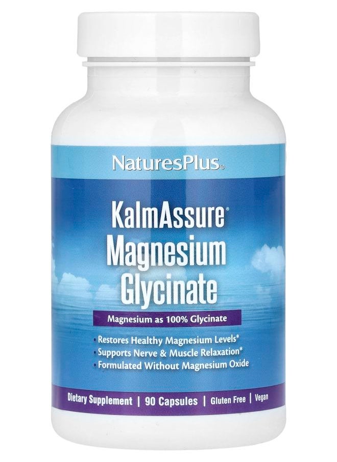 NaturesPlus KalmAssure Magnesium Glycinate 90 Capsules 