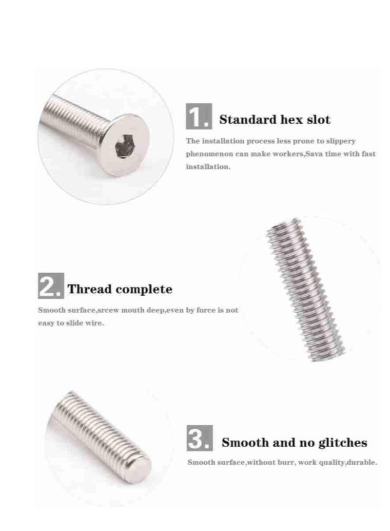 ABBASALI Stainless Steel Flat Head Socket Screws - Image 4