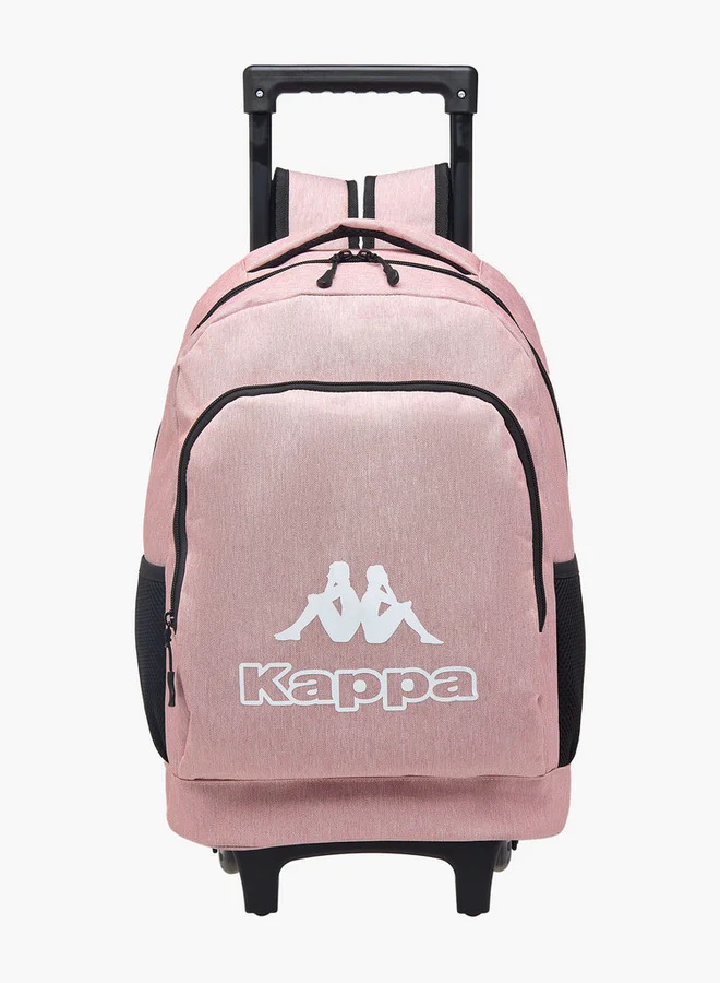 كابا Girls Logo Print Trolley School Backpack with Pencil Pouch and Lunch Bag - 35x20x45 cm