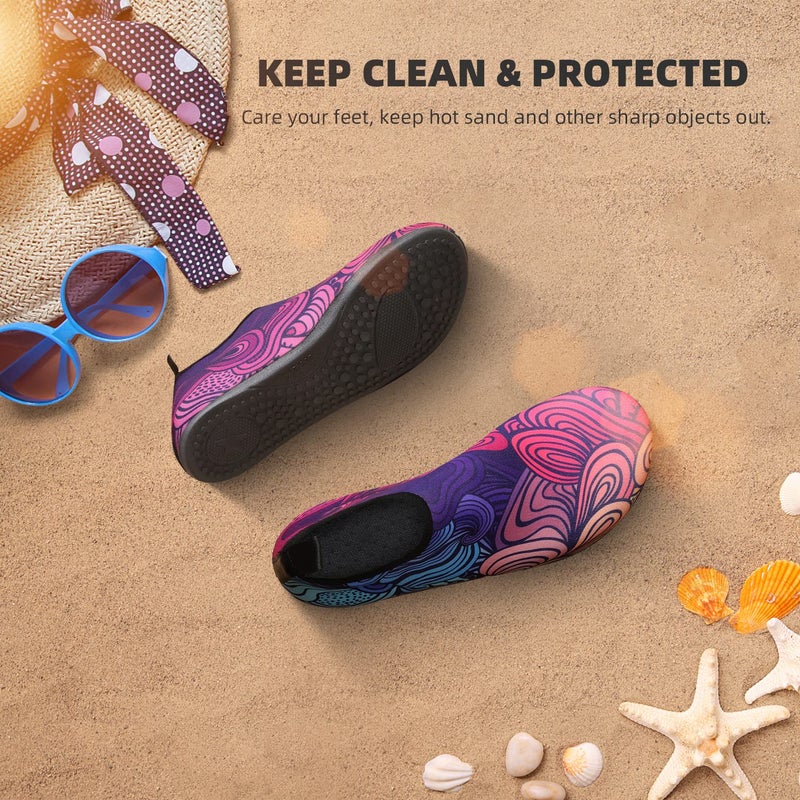 ATHMILE Water Shoes for Women Men Quick-Dry Aqua Socks Swim Beach Barefoot Yoga Exercise Wear Sport Accessories Pool Camping Must Haves Adult Youth Size - Image 2