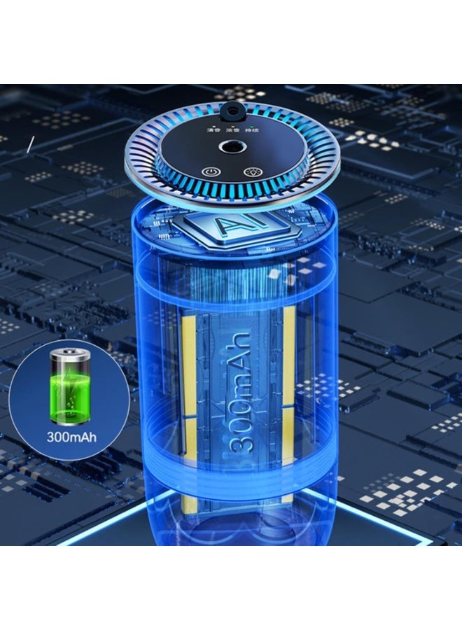 MUNTAQI Car Diffuser Humidifier with Star Projector – 150ml Essential Oil Diffuser with LED Starry Light, Rechargeable Aromatherapy Air Freshener for Car, Home, Bedroom & Office Use - Image 3