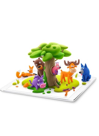 Fat Brain Toys Hey Clay Forest Animals, Air Dry Clay Kit with Interactive App for Kids & Tweens, Modeling Clay and Crafts Set - pzsku/Z2BA78A762FFD05BCCAF0Z/45/1750151662/43b7c487-69c6-4f49-bcc4-7258802774e1
