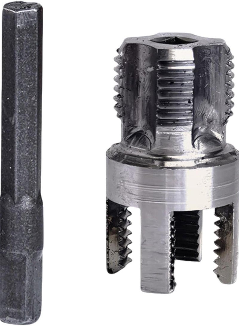 GGOOT Tube Threading Tool for Electric Drill Hardware with Internal External Cutter, 4.5x2.5x2.2cm - Image 1