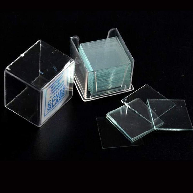 Twdrer 100PCS Clear Transparent Blank Microscope Slides and 100PCS Square Coverslips Cover Glass (22mm x 22mm) - Image 4