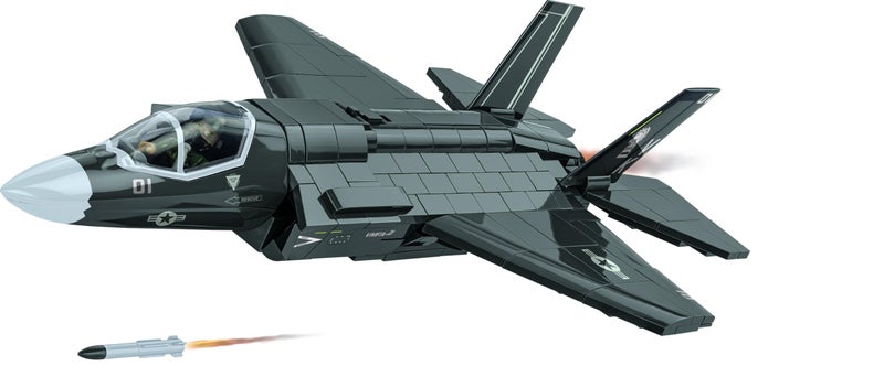 COBI Armed Forces F35B Lightning II 148 Scale Building Set 614 Pieces - Image 3