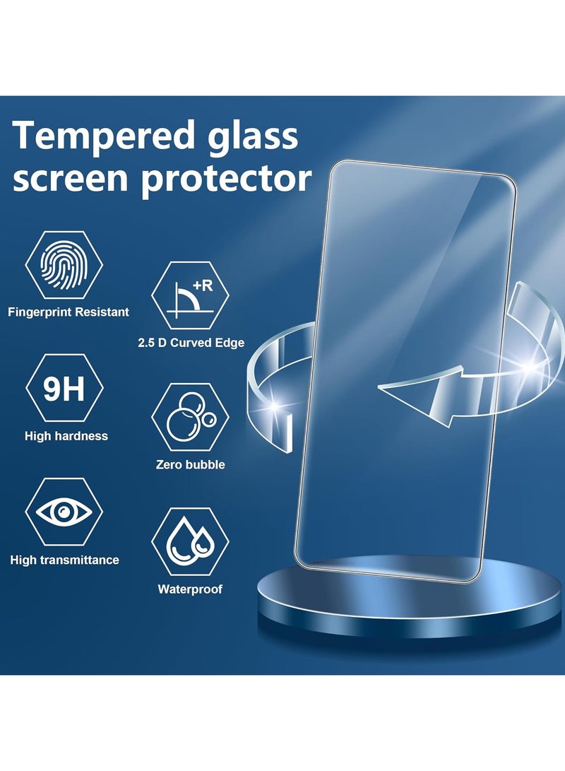 【2+3 Pack】 Screen Protector Compatible with Nothing Phone (3a) Pro 2025 Tempered Glass, Glass Camera Lens Protector, 9H Hardness HD Scratch Resistant - Image 2