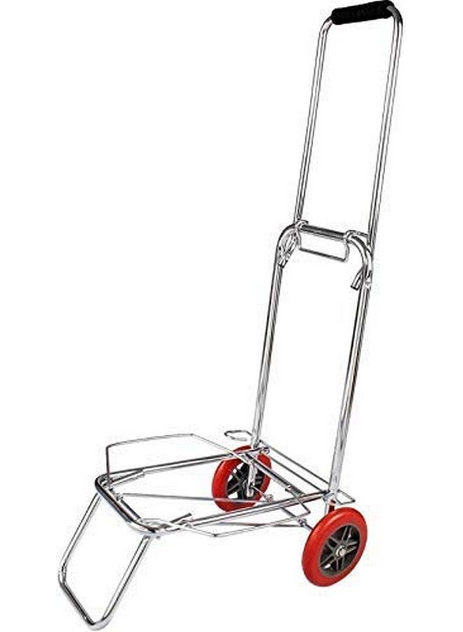 VDNSI عربة سفر قابلة للطي من الفولاذ المقاوم للصدأ 2 عجلة للمنزل والمكتب والسفر والتسوق - Image 1