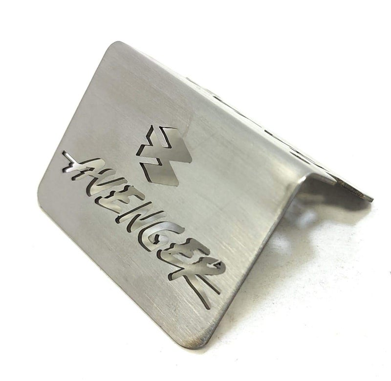 TRP TRADERS® Brushed Stainless Steel Front Disc Brake Master Cylinder Guard for Bajaj Bikes (Avenger) - Image 1