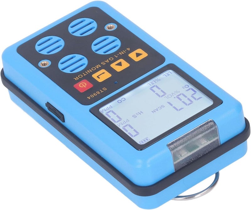 Modern practical shape Haofy 4 Gas Monitor 4 in 1 Gas Detector Portable - Meter with Sound Light Vibration Alarm USB Rechargeable Backlit Display for Marine Chemical Agricultural Laboratory Use Scratch resistant Gulf mainstream practical design Gulf climate tested upgraded quality Longevity upgraded craftsmanship Spec upgraded improved quality KSA local stock Upgraded quality Precision made Gulf popular simple design Multiple local stock source Water rust proof Fine detail Trendy widespread design Wet anti slip Chemical free Various fittings Multi-use qualified quality Leakproof sealed Light precision processed material Versatile application Varied size selections Multi-color available build Solid anti-deform Certified local stock - Image 4
