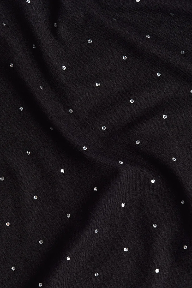 اتش اند ام فستان مزخرف بأحجار الراين