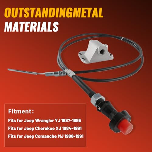 HXYBBGS Axle Disconnect Conversion Compatible with Jeep Wrangler YJ,Cherokee XJ,Comanche MJ,1984-1995,REPLACE# PSL900 - Image 2