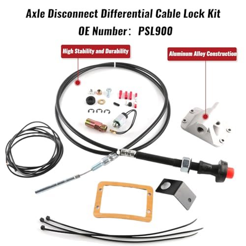 HXYBBGS Axle Disconnect Conversion Compatible with Jeep Wrangler YJ,Cherokee XJ,Comanche MJ,1984-1995,REPLACE# PSL900 - Image 5