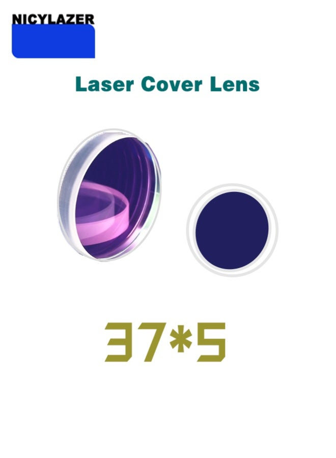 High-Temperature Resistant, Anti-Spatter 37x5mm Quartz Laser Protective Window - Image 1