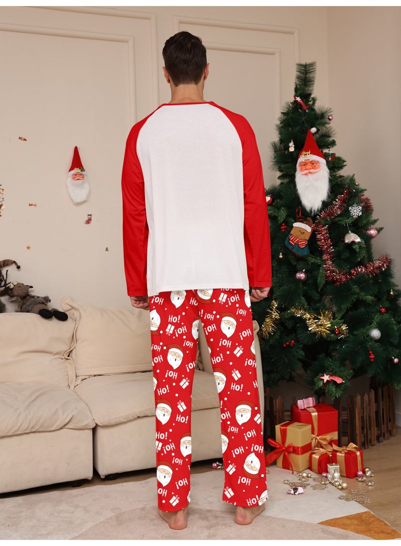 TAPIT Christmas Family Matching Pajamas Classical Nightwear Sleepwear Sets Long Sleeve Pjs for for Adults Kids and Baby Holiday Xmas Sleepwear Set (Women) - Image 3