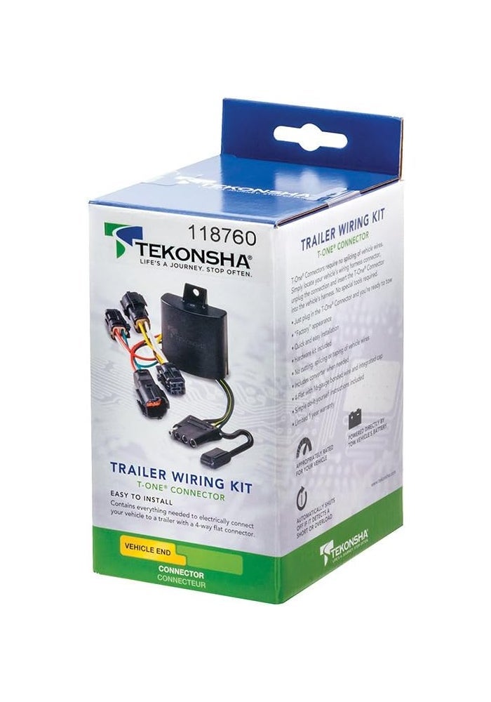 Tekonsha 118760 T-One Connector Assembly with Upgraded Circuit Protected ModuLite HD Module - Image 2