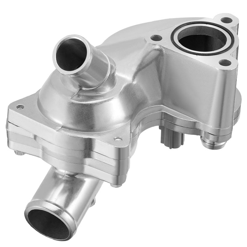 BDFHYK 902896 Upgrade Aluminium Coolant Thermostat Housing Assembly Compatible with Ford 20022010 Explorer20072010 Explorer Sport TracCompatible with Mercury 20022010 Mountaineer 40L V6 - Image 2