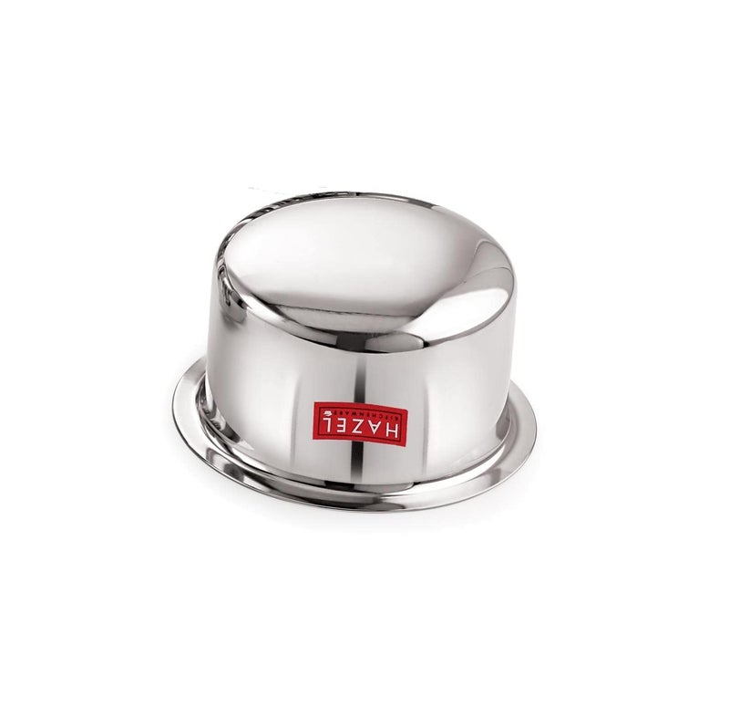 HAZEL Stainless Steel Tope Patila with Lid Round Bottom for Boiling | Bhagona Dekchi for Daily Cooking & Serving (3 Litre) - Image 5