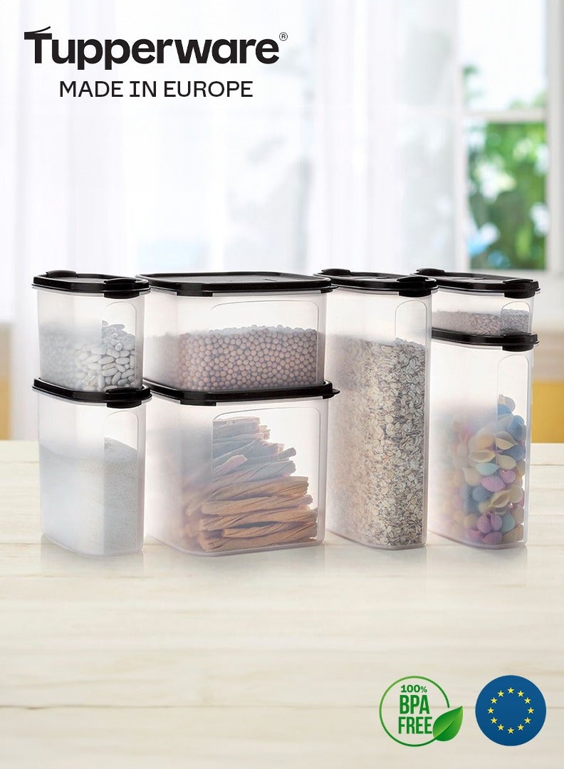 توبروير طقم تخزين طعام مجفف- 7 قطع - اسود - Image 1