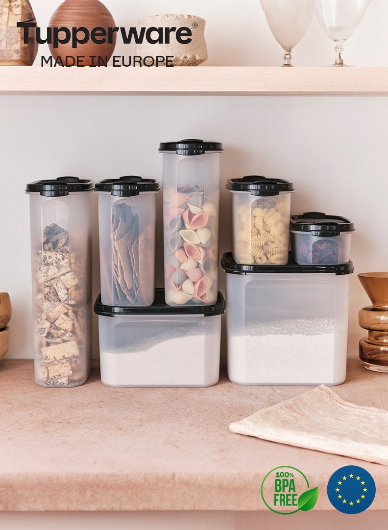 توبروير طقم تخزين طعام مجفف- 7 قطع - اسود - Image 2