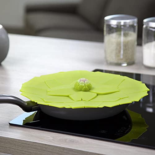 Charles Viancin - Artichoke Silicone Lid for Food Storage and Cooking - 11''/28cm - Airtight Seal on Any Smooth Rim Surface - BPA-Free - Oven, Microwave, Freezer, Stovetop and Dishwasher Safe - Image 3