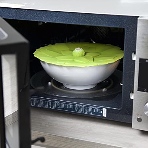 Charles Viancin - Artichoke Silicone Lid for Food Storage and Cooking - 11''/28cm - Airtight Seal on Any Smooth Rim Surface - BPA-Free - Oven, Microwave, Freezer, Stovetop and Dishwasher Safe - Image 5