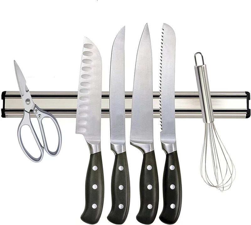 Mekbok Kitchens Aluminum Magnetic Knife Bar - Rust Free (16 INCH) - Image 1