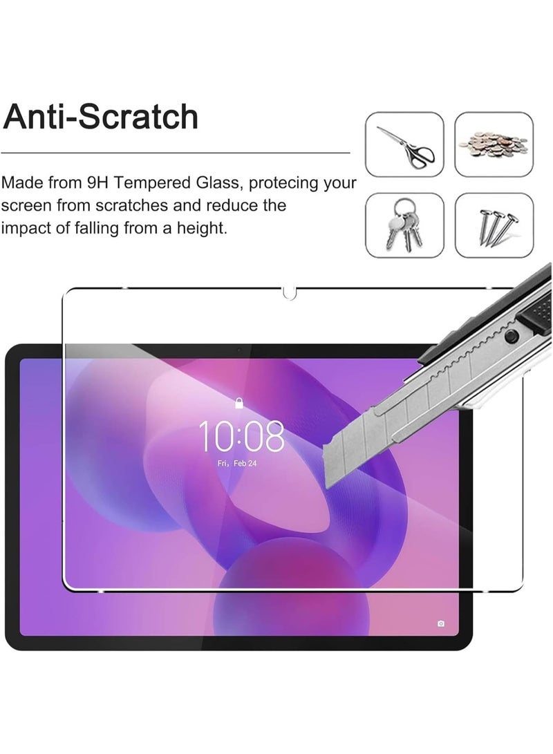 VKL 2Pack Screen Protector Compatible with Lenovo Idea Tab 11inch 2025 (TB-336ZU TB-336FU), 9H HD Clarity Glass Film Scratch Resistant Bubble Free Screen Protector for Lenovo Idea Tab 11" 2025 - Image 4