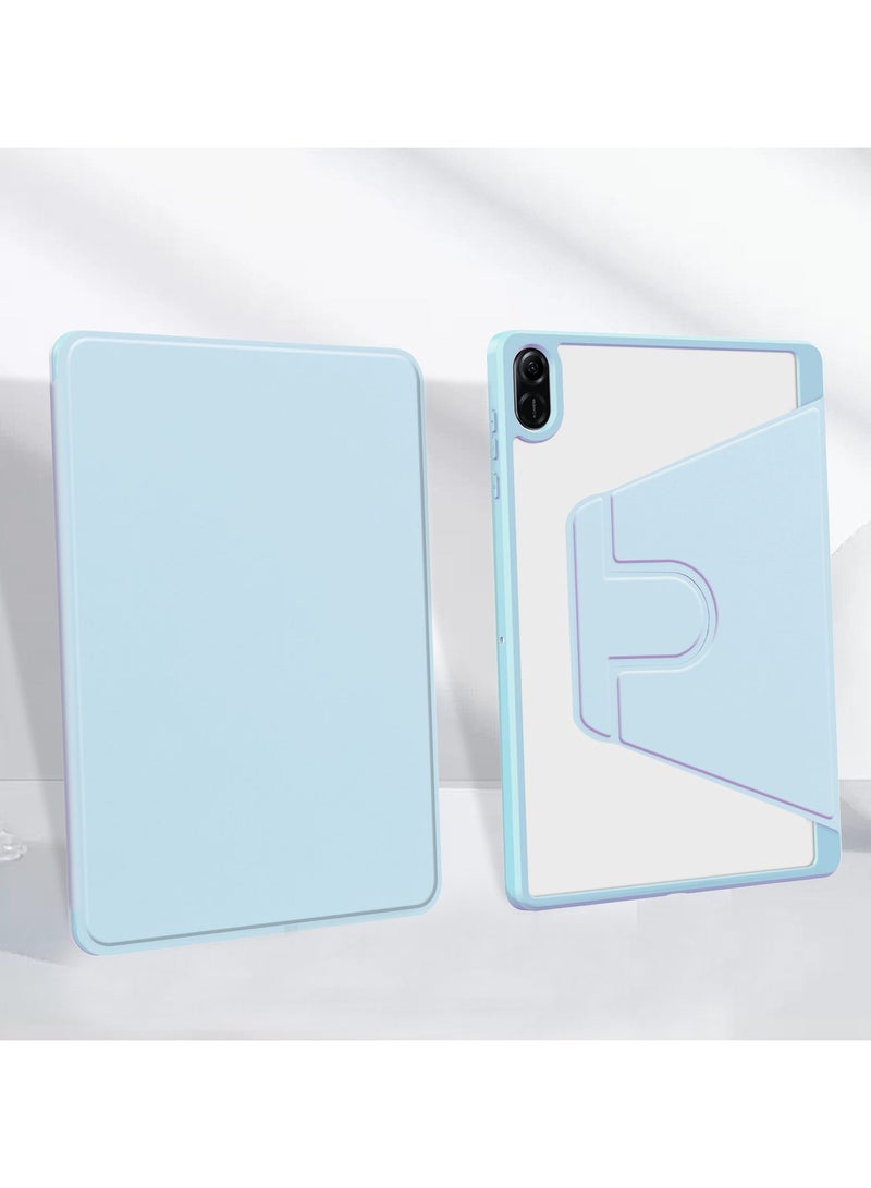 يوارب كينج غلاف الدوار متوافق مع Honor Pad X8a / Honor Pad X8b ، غطاء الدوران 360 درجة ، غطاء مرئي متعدد الزوايا مع قلم أزرق - Image 5