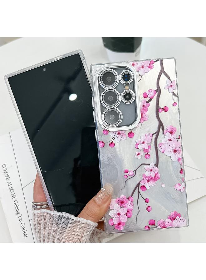 erorex Case For Samsung Galaxy A16 5G Electroplating Flowers Plants Texture TPU Phone Case - Image 4