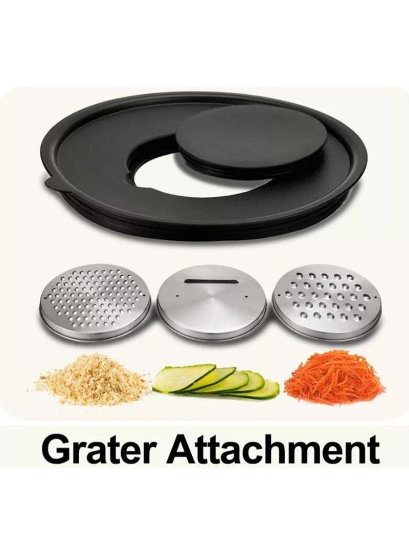 ميمون قطعة أوعية خلط مع أغطية محكمة الإغلاق مجموعة أوعية خلط من الفولاذ المقاوم للصدأ مع 3 ملحقات مبشرة 5 أحجام مع قاع سيليكون غير قابل للانزلاق مناسب كهدية خبز أو سلطة حبوب المطبخ - Image 4