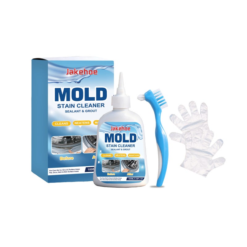 Jakehoe Mold Removal Gel Is Suitable For Cleaning Bathroom Tiles, Washing Machine Seals, And Household Crevices - Image 1