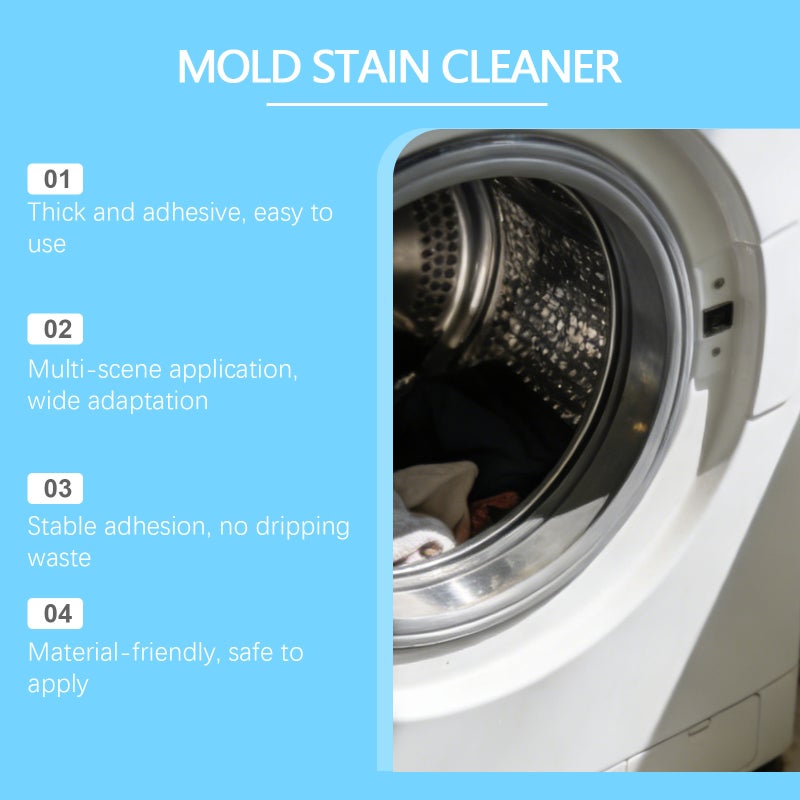 Jakehoe Mold Removal Gel Is Suitable For Cleaning Bathroom Tiles, Washing Machine Seals, And Household Crevices - Image 4
