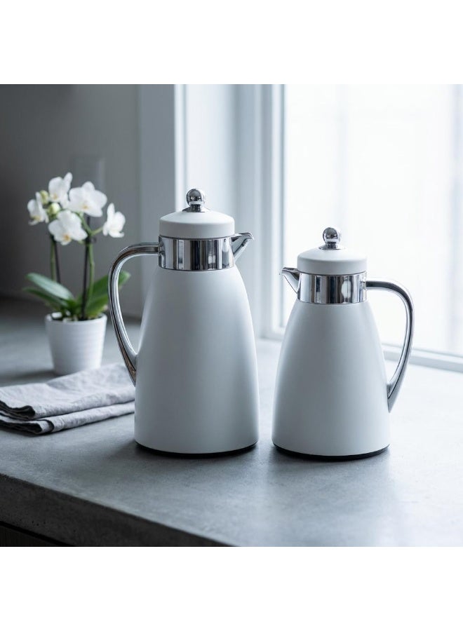 Lavin Luxury Flask Set 0.7ML+1L/ Arabic Fashion Coffee (Kawa) & Tea Thermos / ABS Body / Premium Glass Inner / Hot&Cold / HB - Image 5