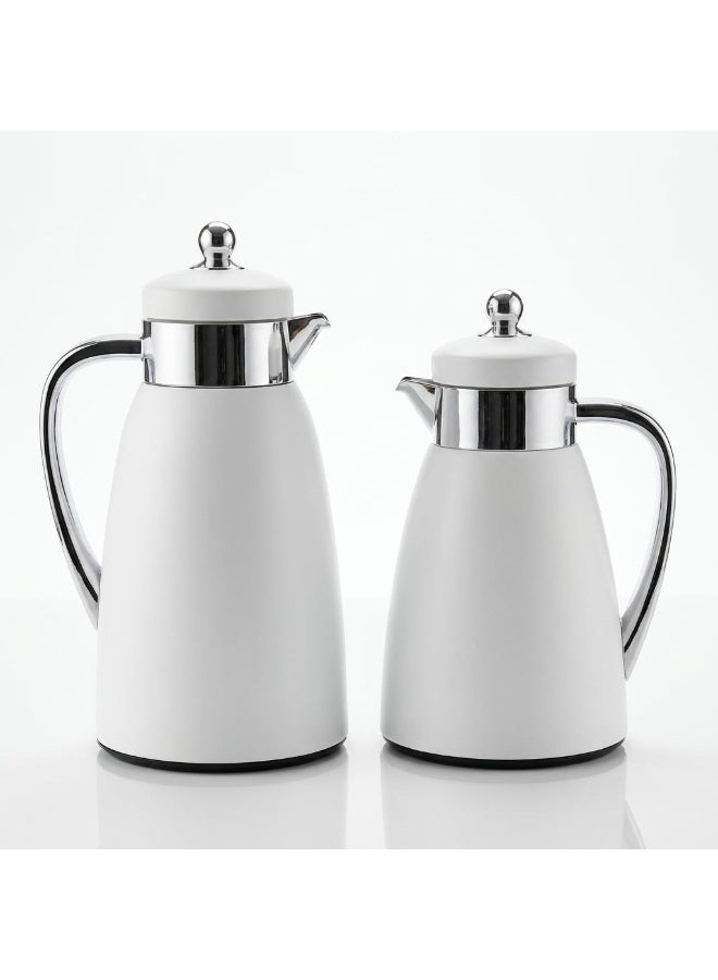 Lavin Luxury Flask Set 0.7ML+1L/ Arabic Fashion Coffee (Kawa) & Tea Thermos / ABS Body / Premium Glass Inner / Hot&Cold / HB - Image 4