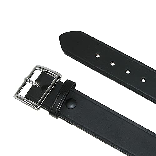 Boston Leather 1.75in. Garrison Leather Belt (38, Black) - Image 2