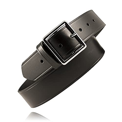 Boston Leather 1.75in. Garrison Leather Belt (38, Black) - Image 1