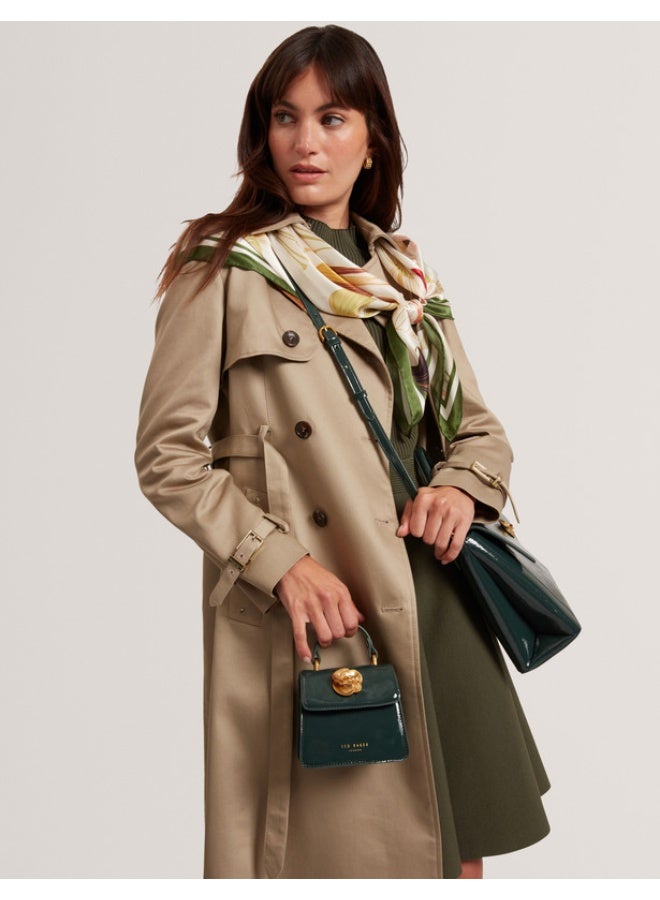 Ted Baker Rose Detail Square Mini Top Handle Bag - Image 2