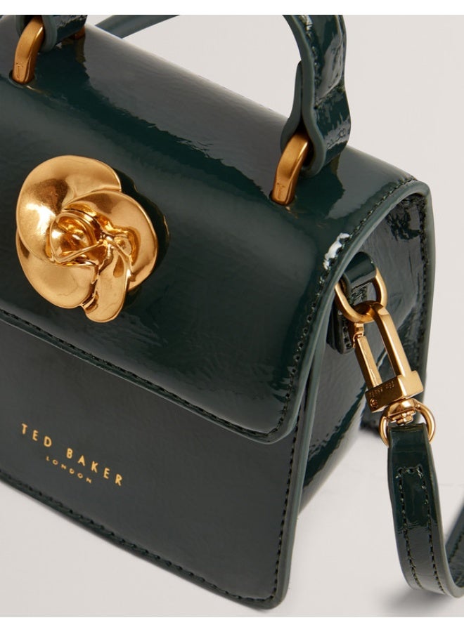 Ted Baker Rose Detail Square Mini Top Handle Bag - Image 3